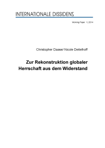 Cover WP 1 Daase Deitelhoff