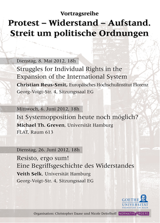 Vortragsreihe SoSe 2012